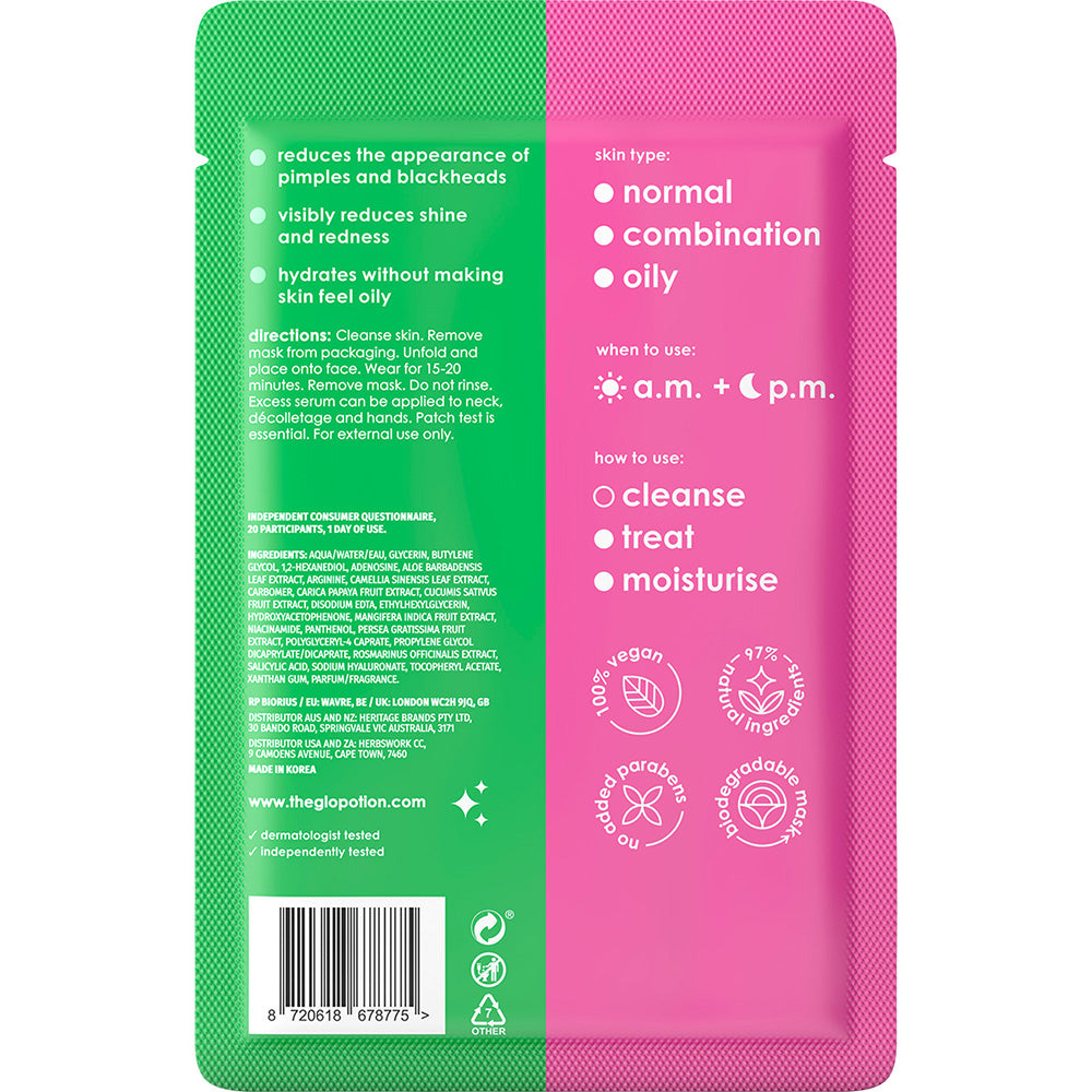 salicylic acid bamboo sheet mask