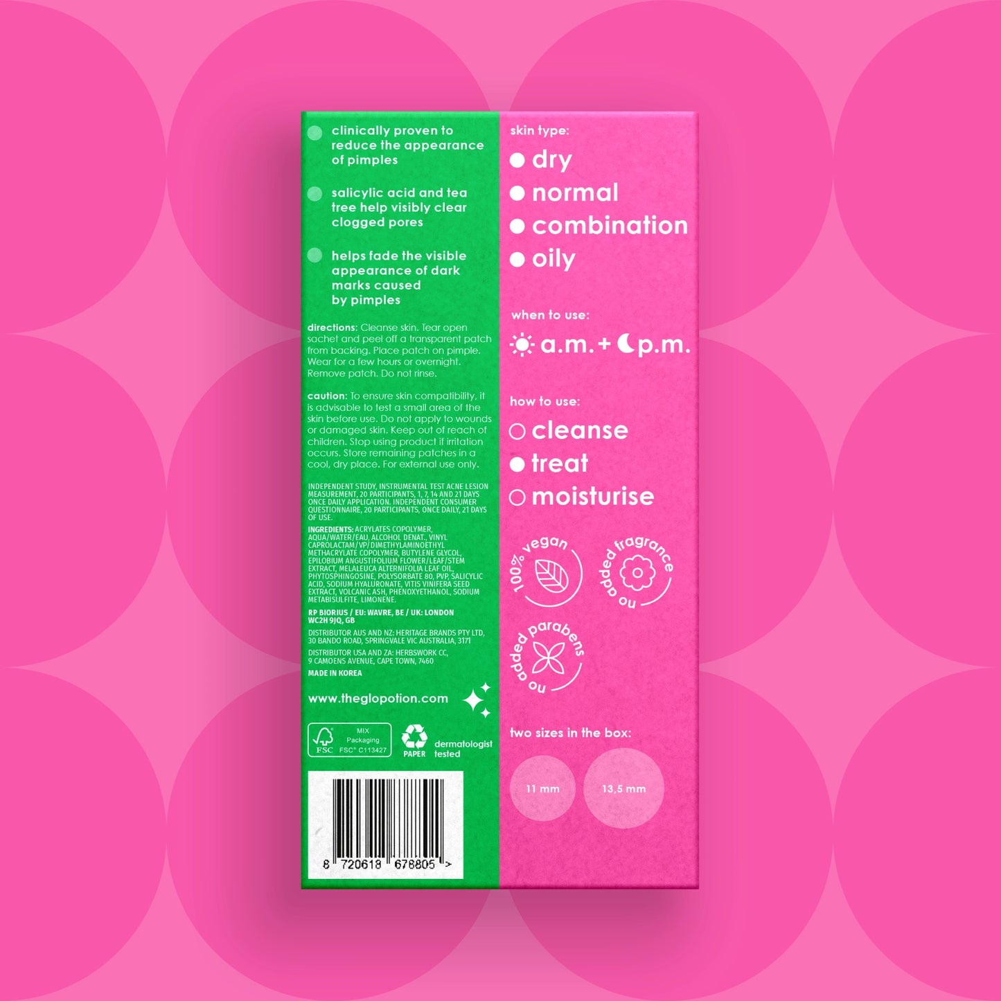 salicylic acid pimple patches (36 patches)